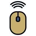 external wireless-mouse-computer-fauzidea-outline-color-fauzidea icon