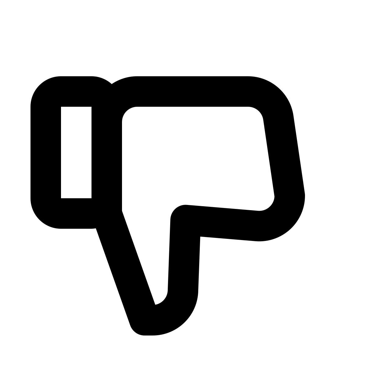 dislike icon