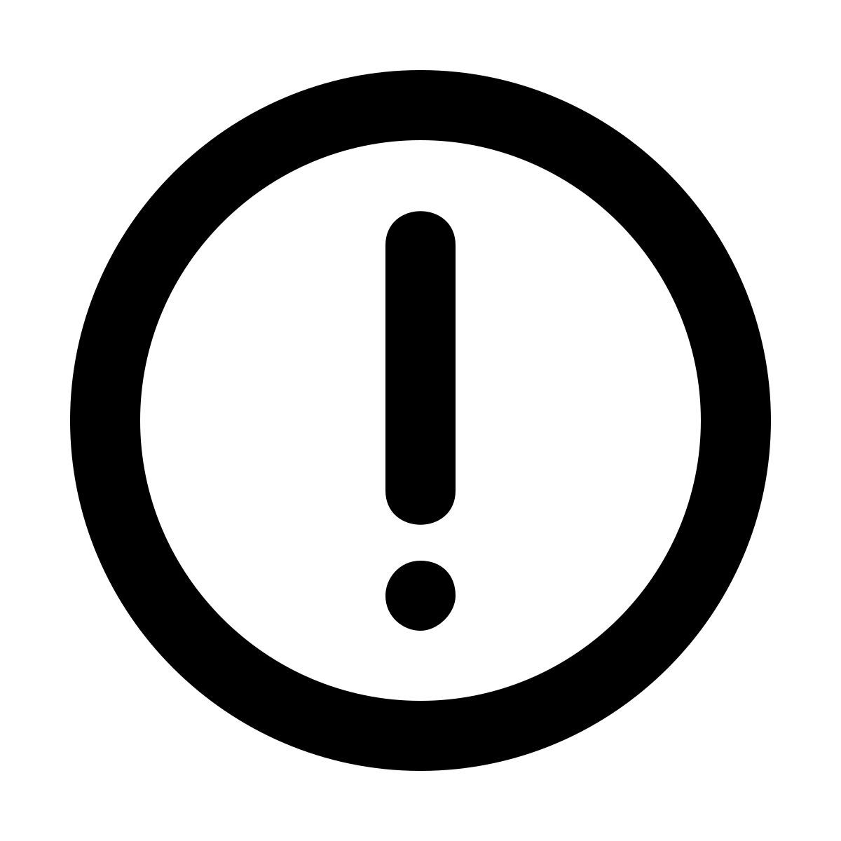 punto esclamativo icon