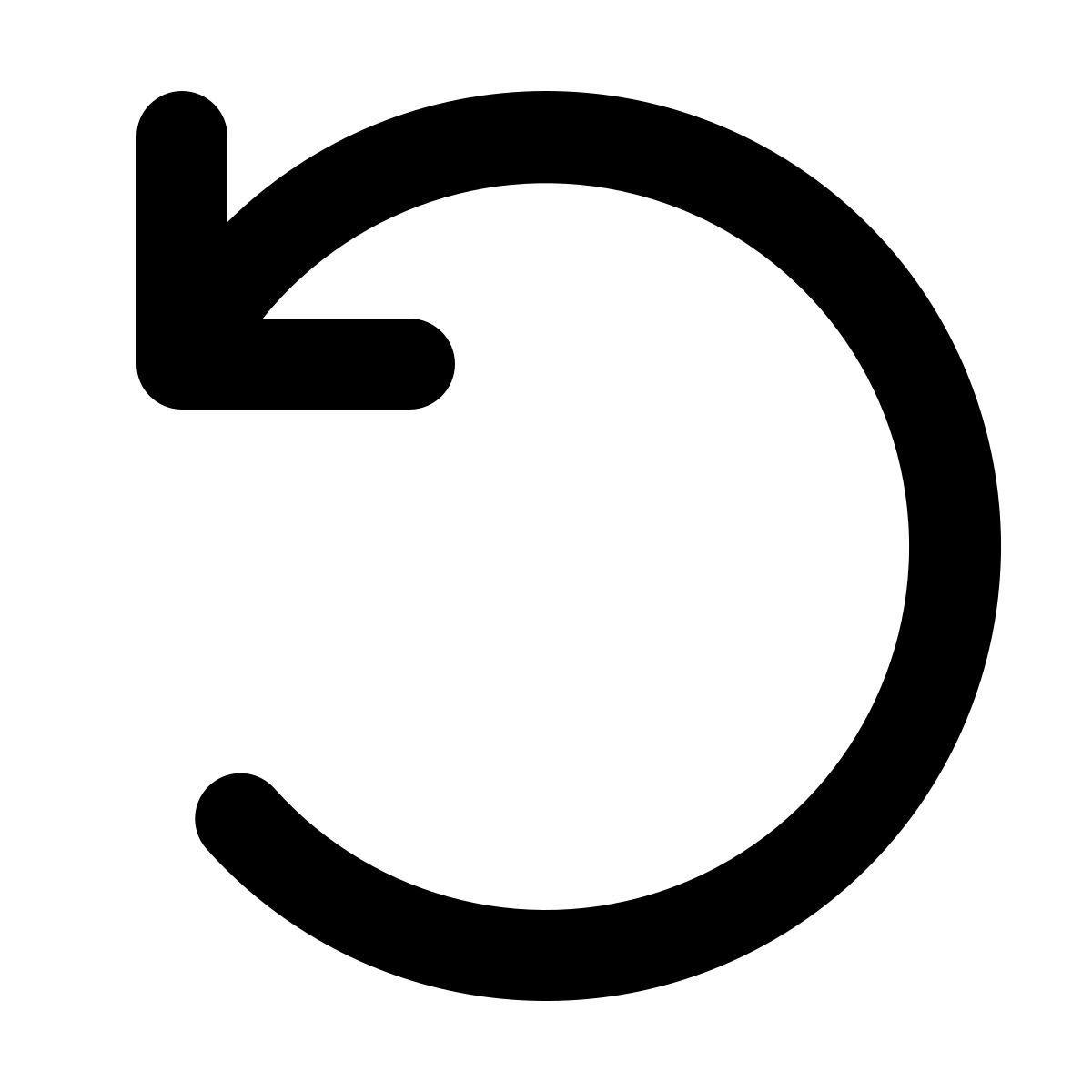 rotate left icon