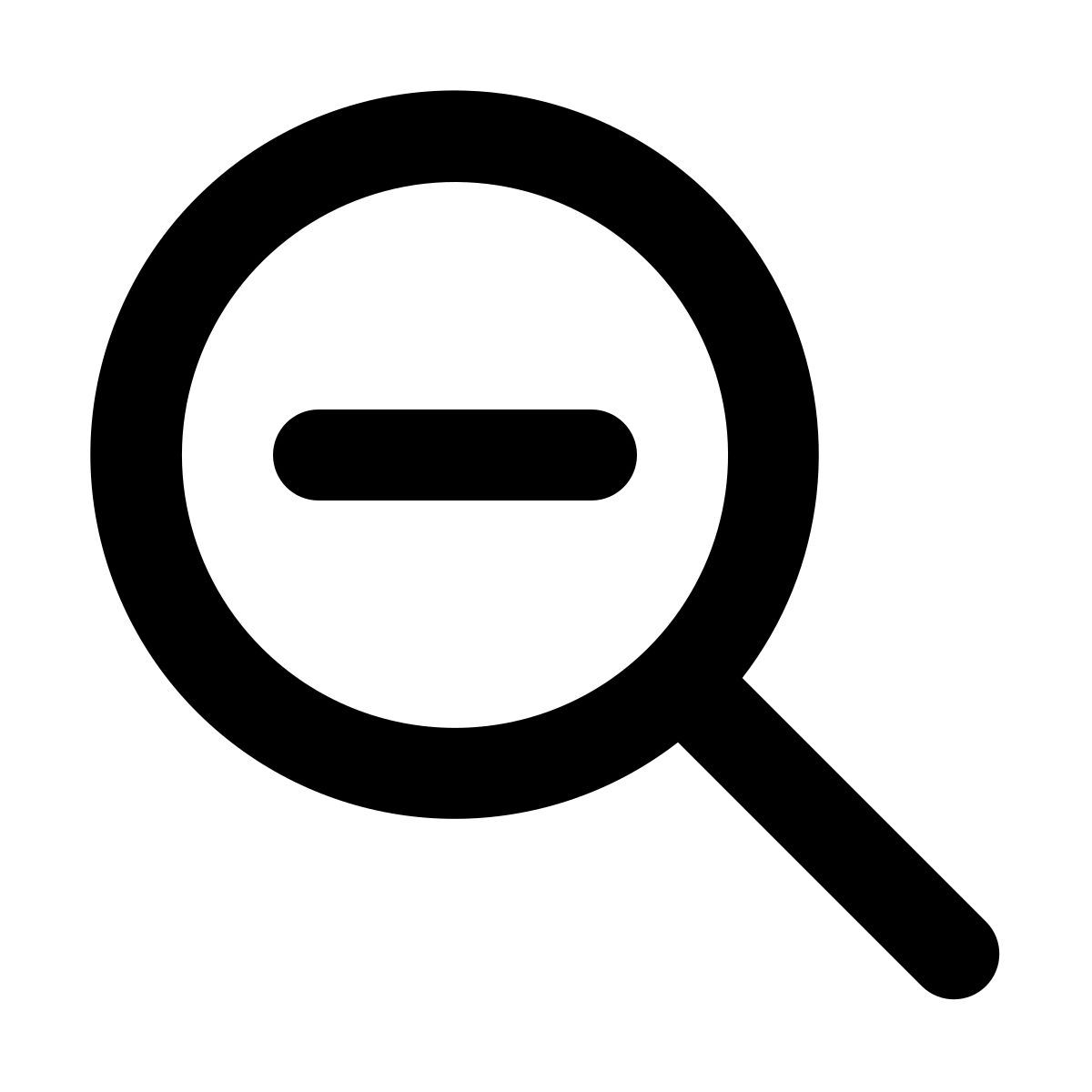 zoom out icon