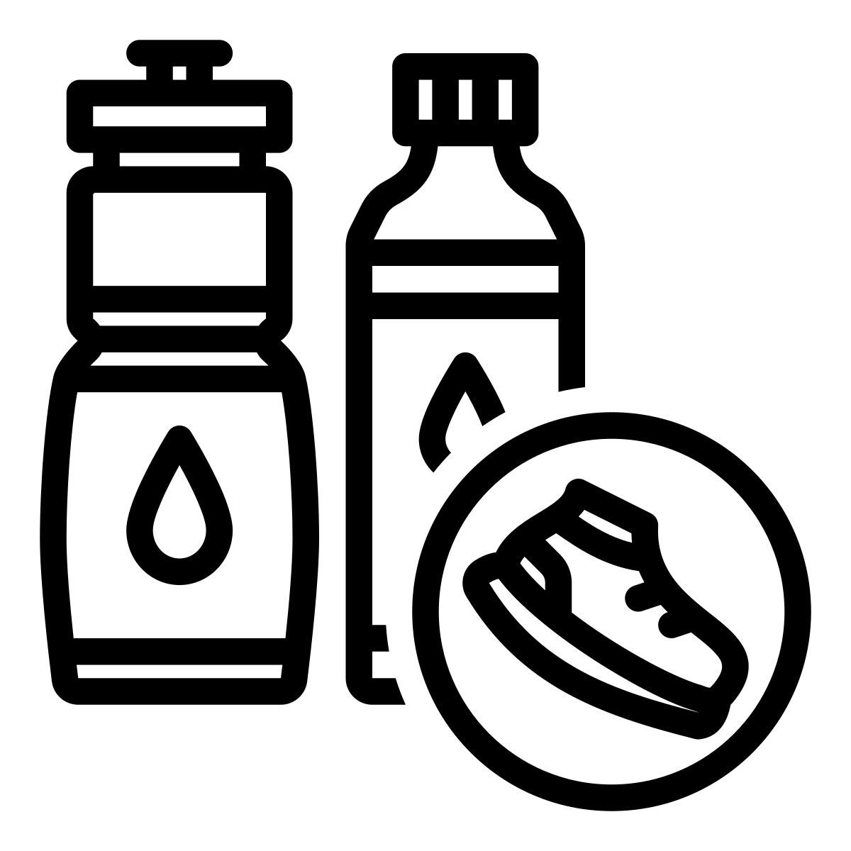 bottle of water icon