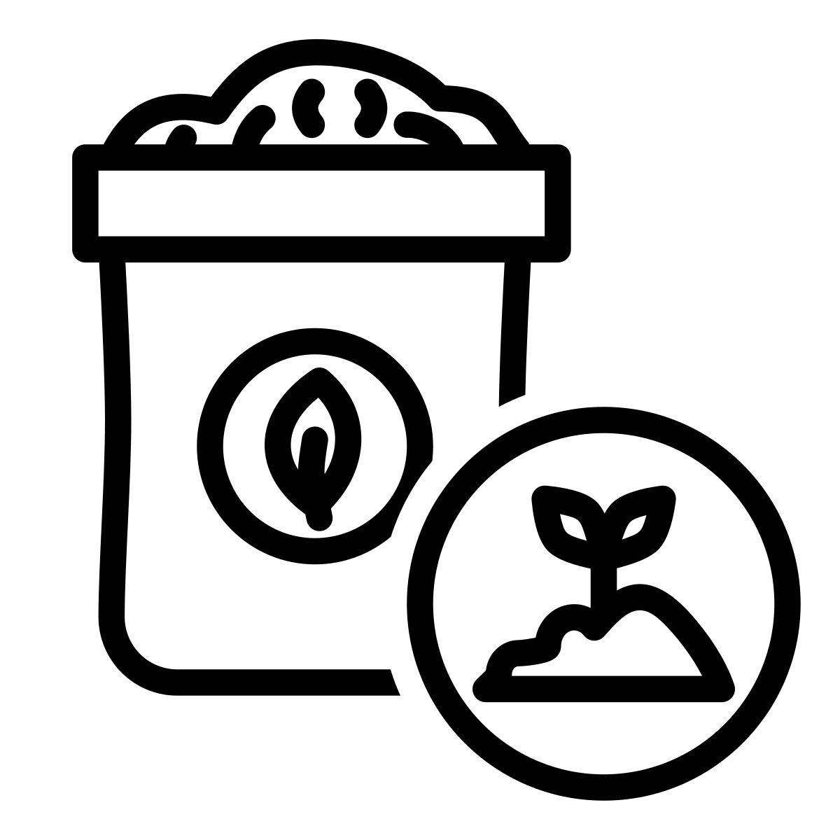 composting bin icon