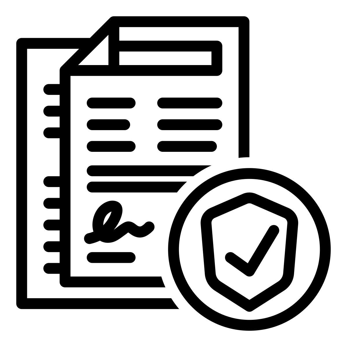 contract icon