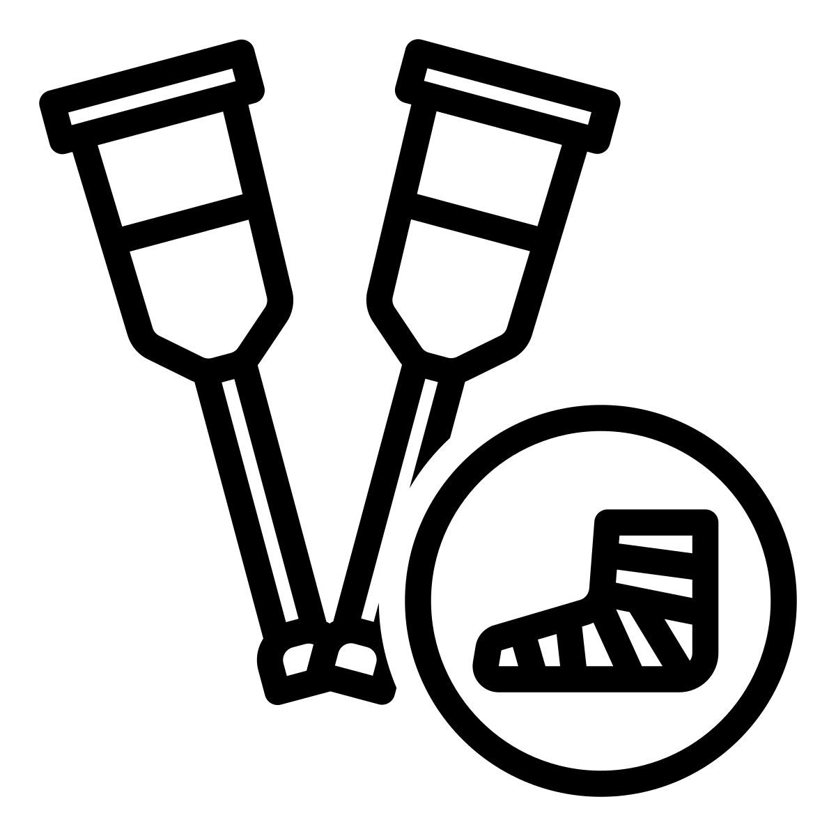 crutches icon