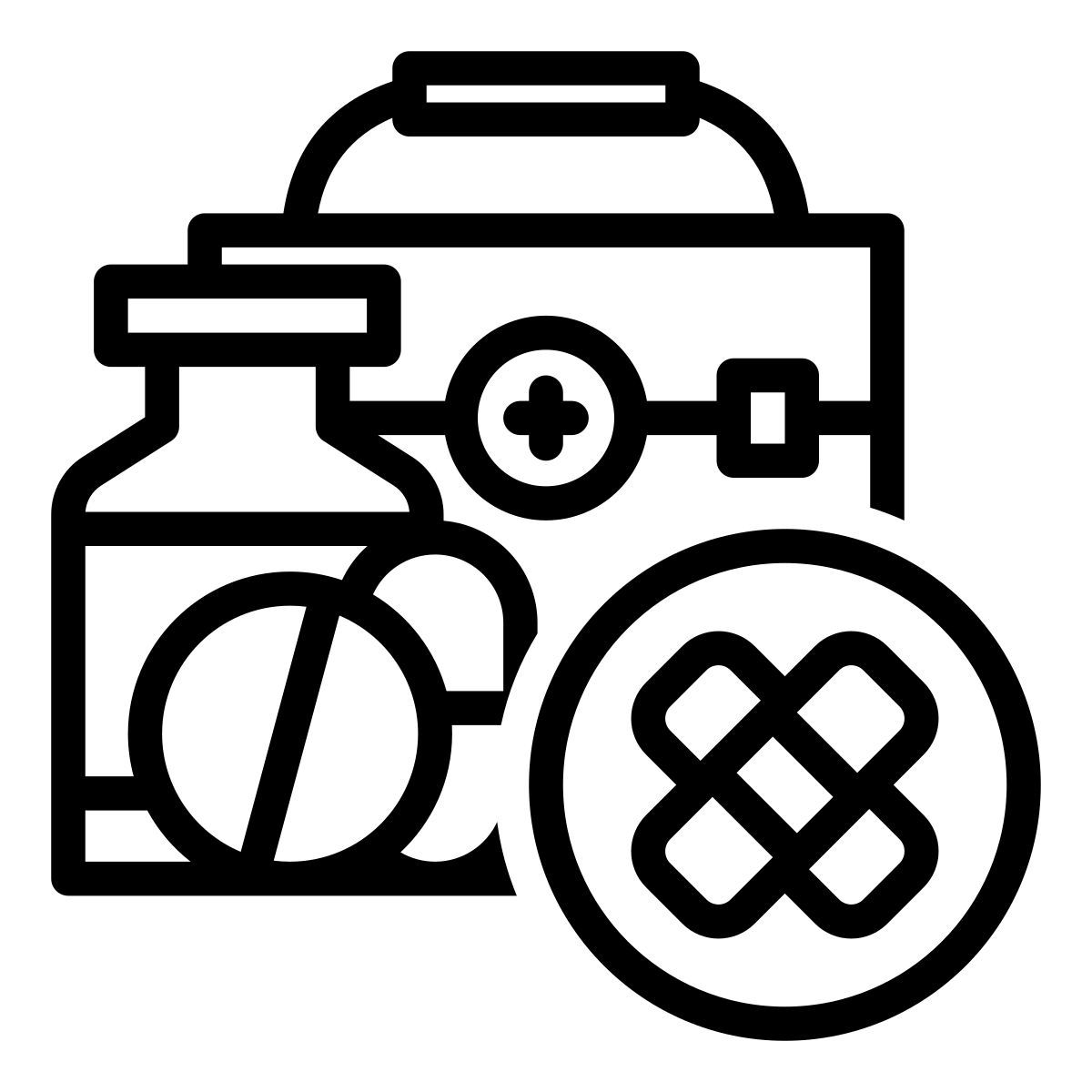 first aid kit icon