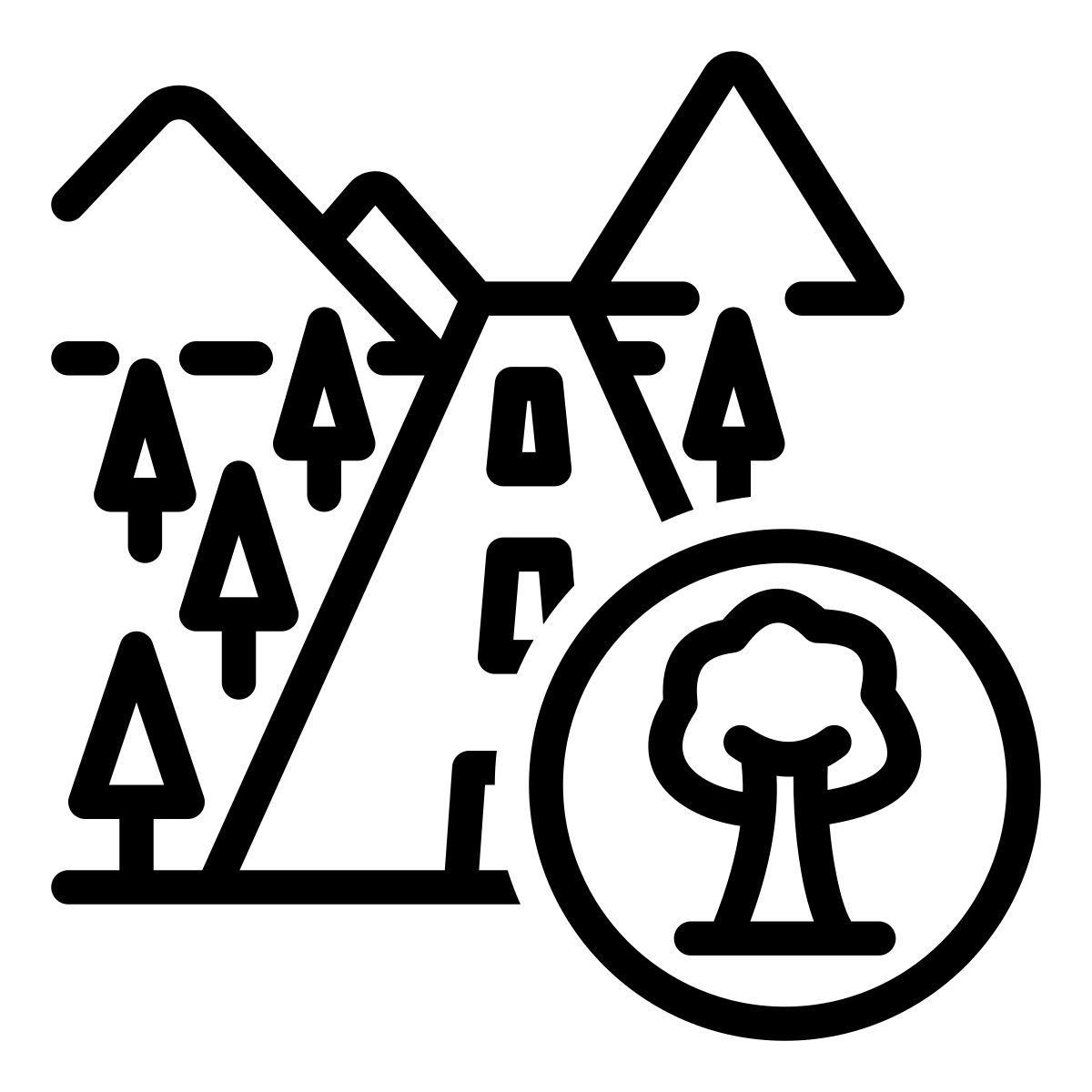 forest pathway icon