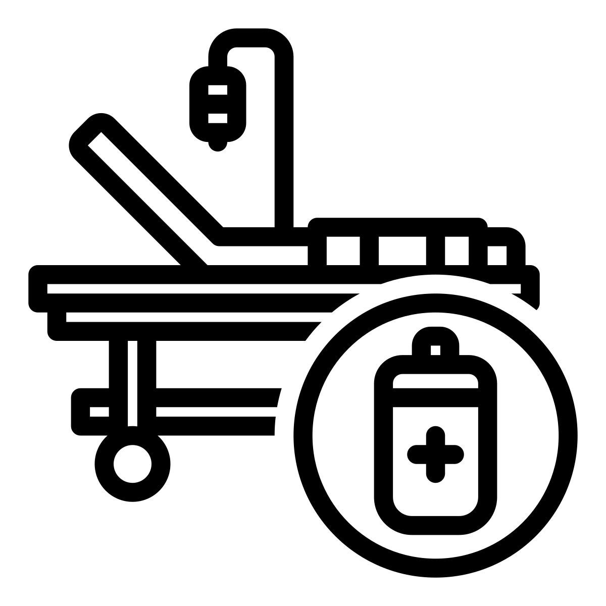 hospital bed icon