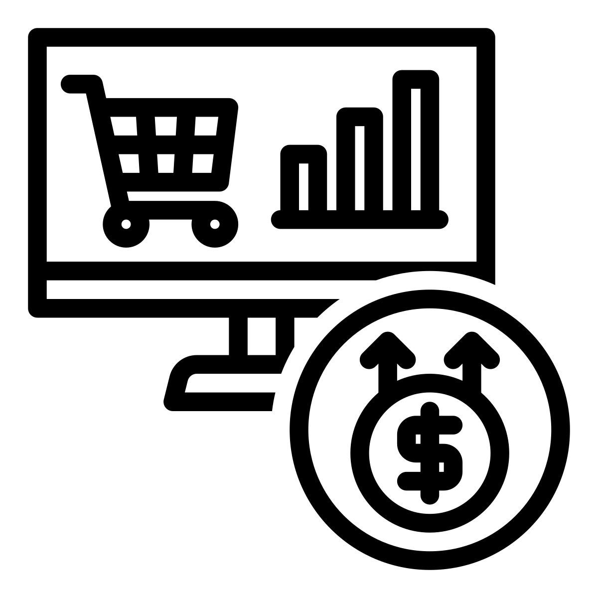 sales statistics icon