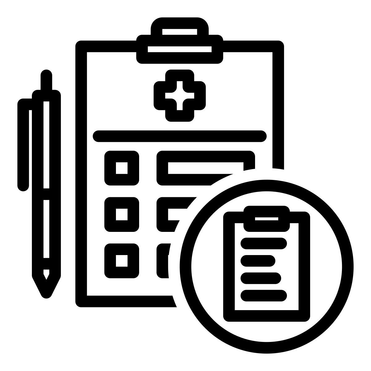 medical chart icon