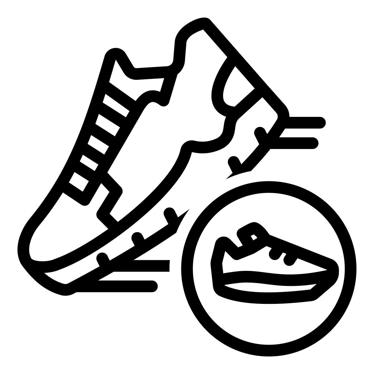running shoes icon