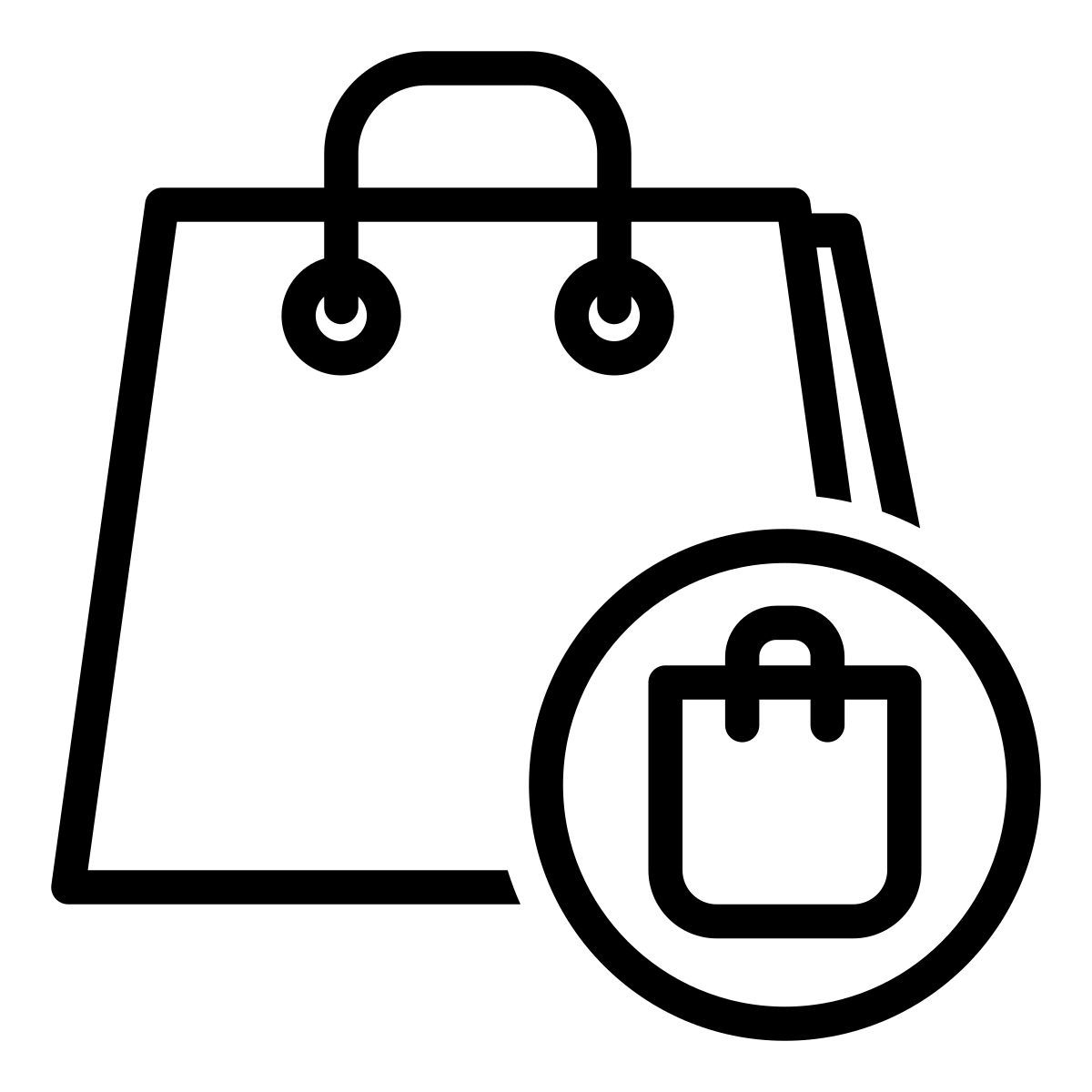 shopping bag icon