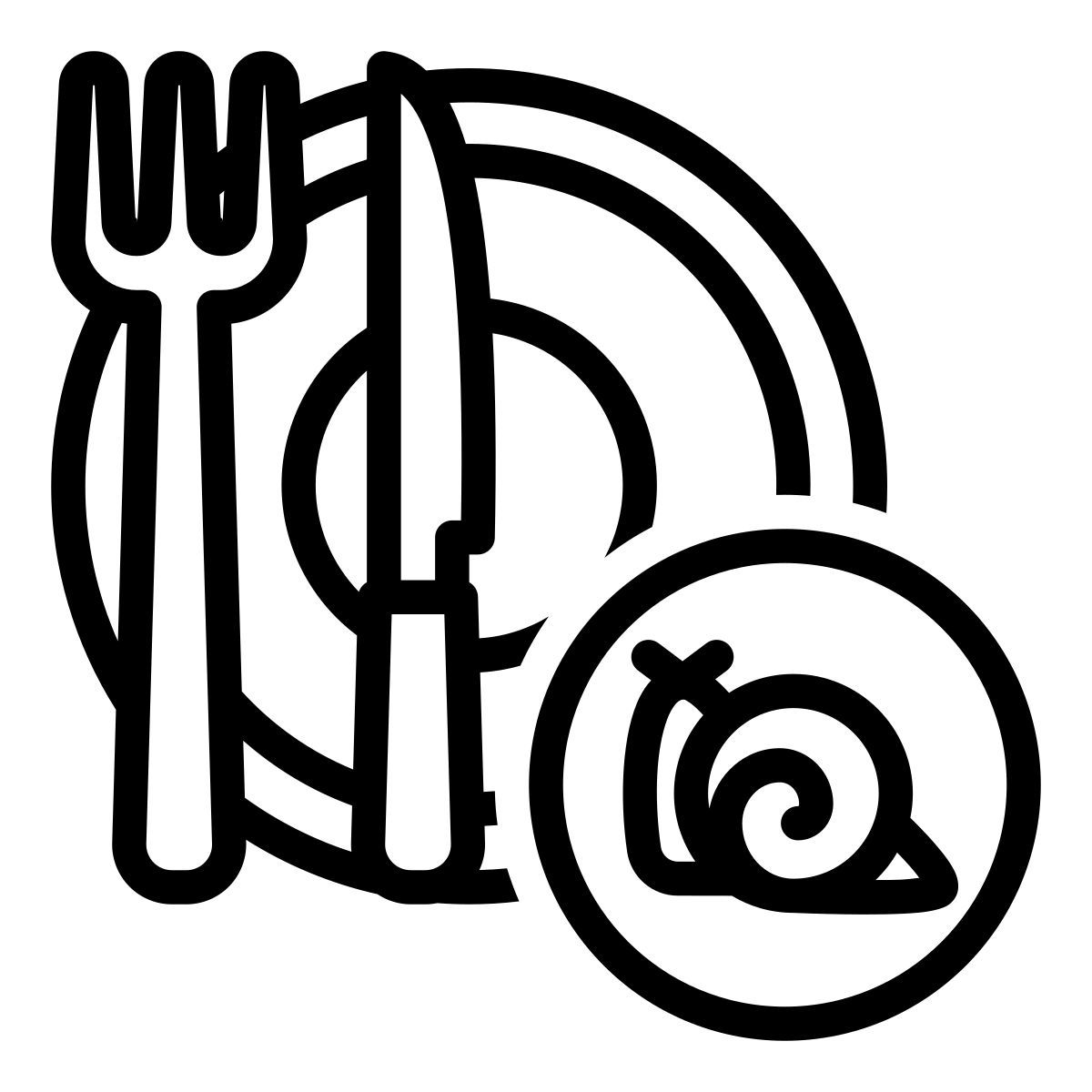 eating slow icon