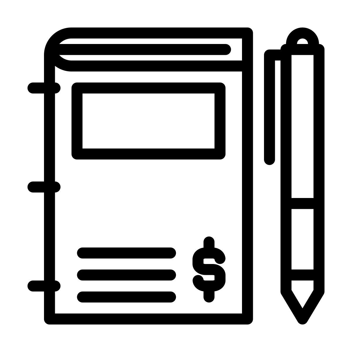 finance book icon