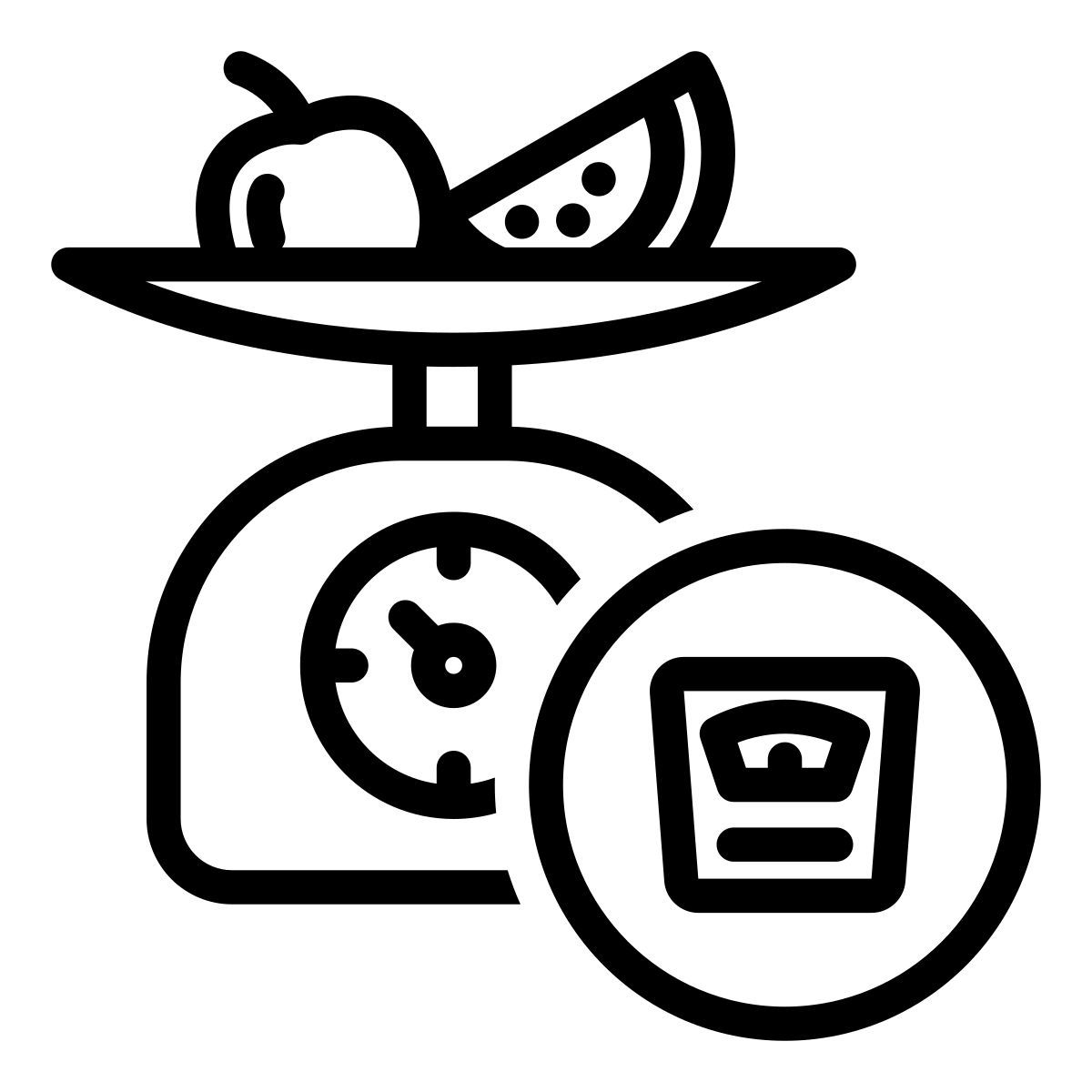 kitchen scales icon