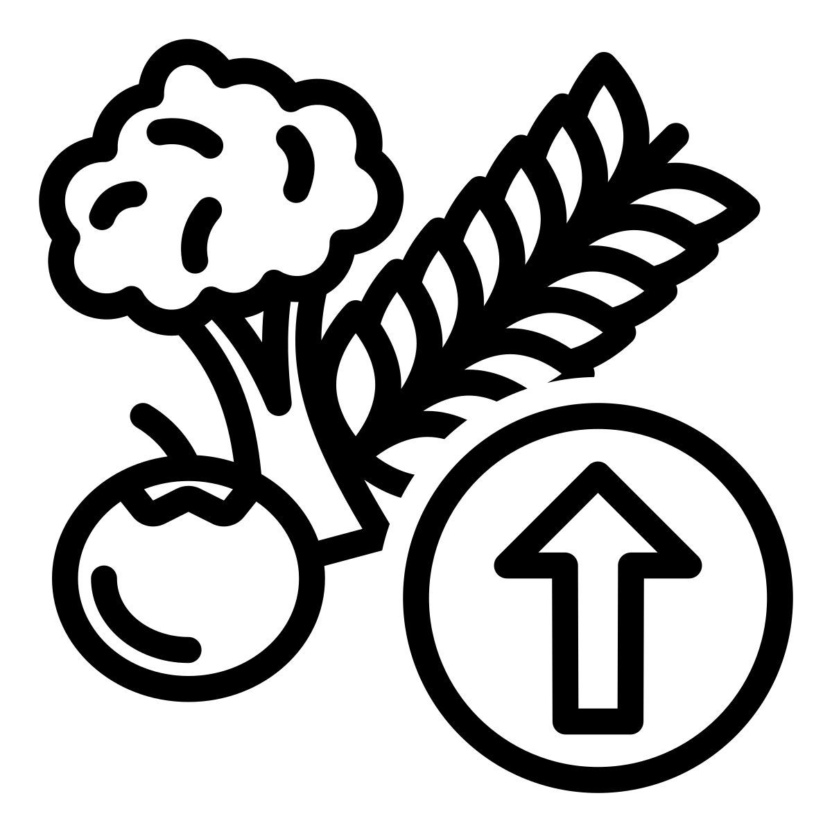 high fiber icon