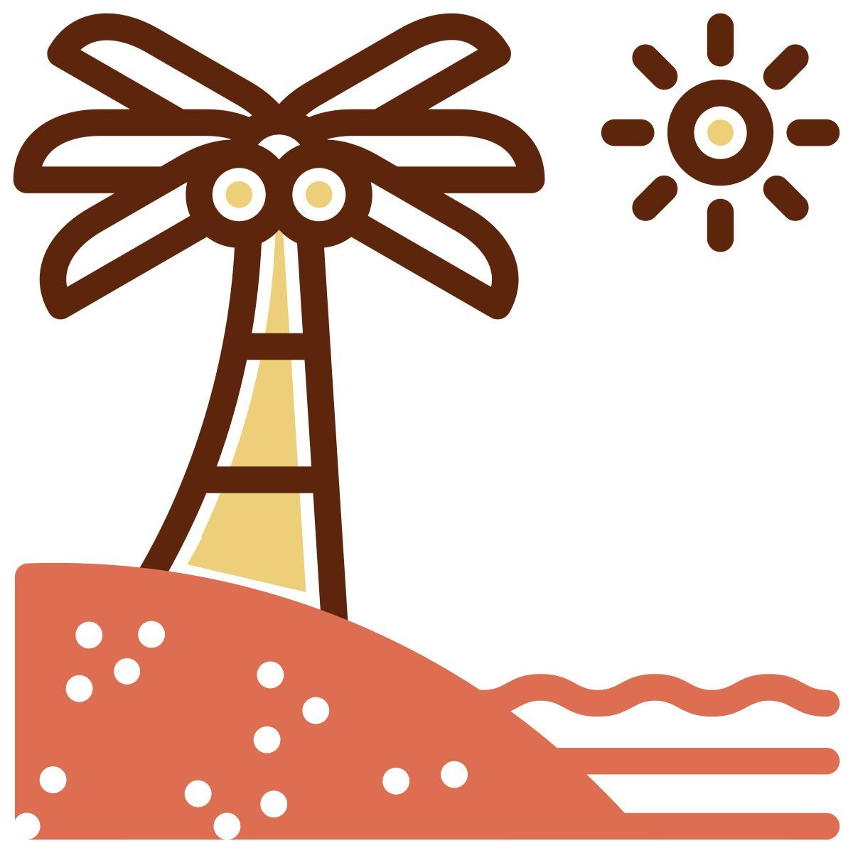 coconut tree icon
