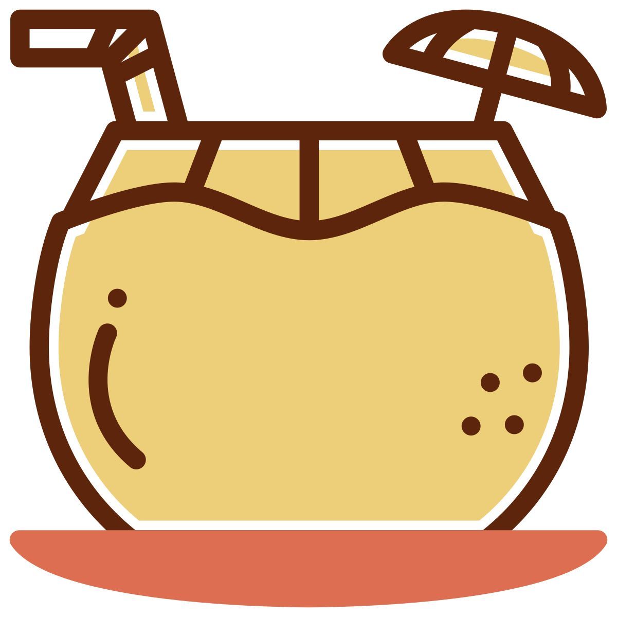 coconut drink icon