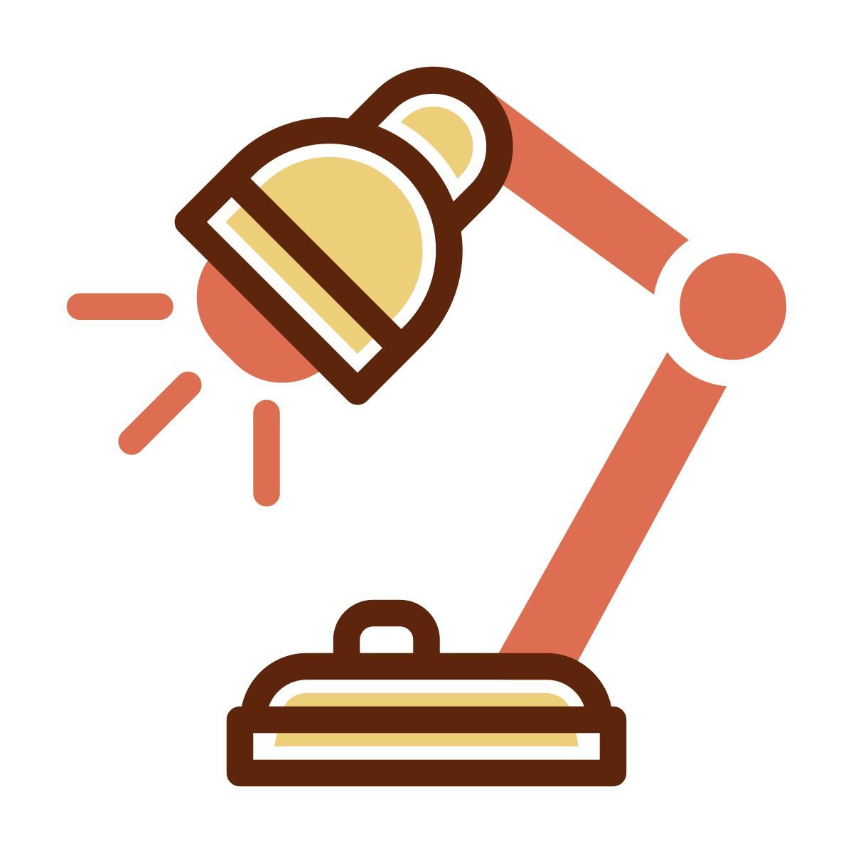desk lamp icon