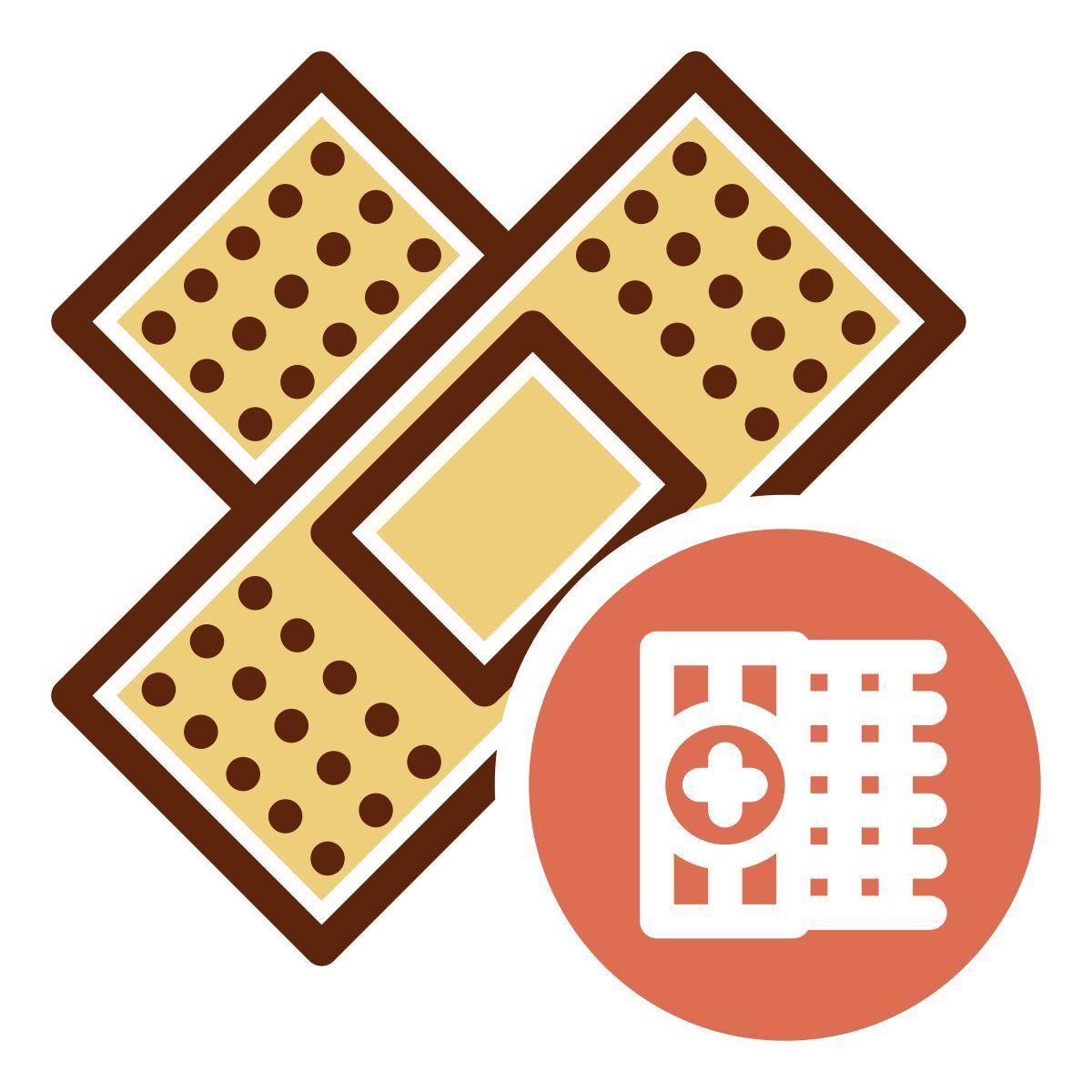 external band aid health and lifestyle febrian hidayat fill lineal febrian hidayat icon