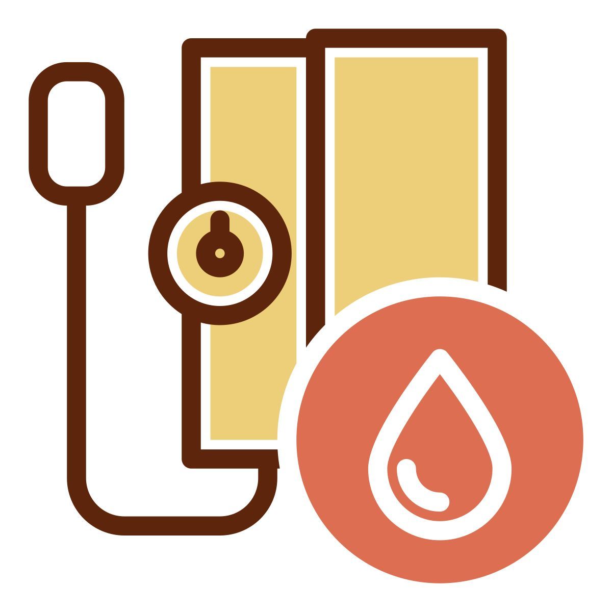 blood pressure cuff icon