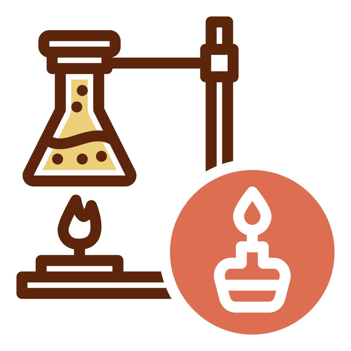 bunsen burner icon