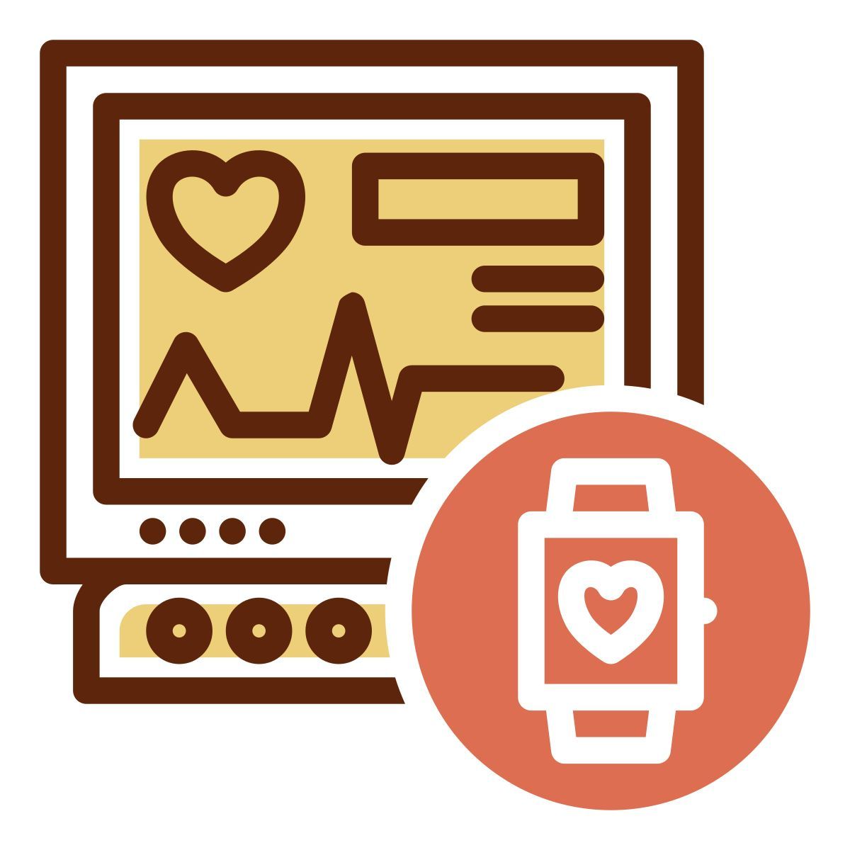 health monitoring icon