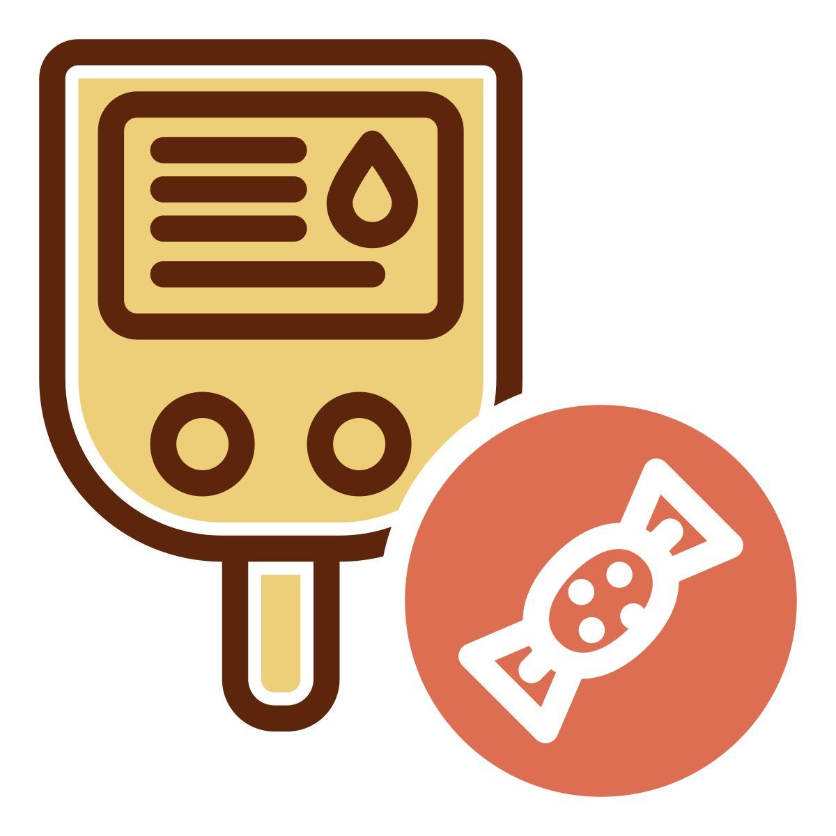sugar blood level icon