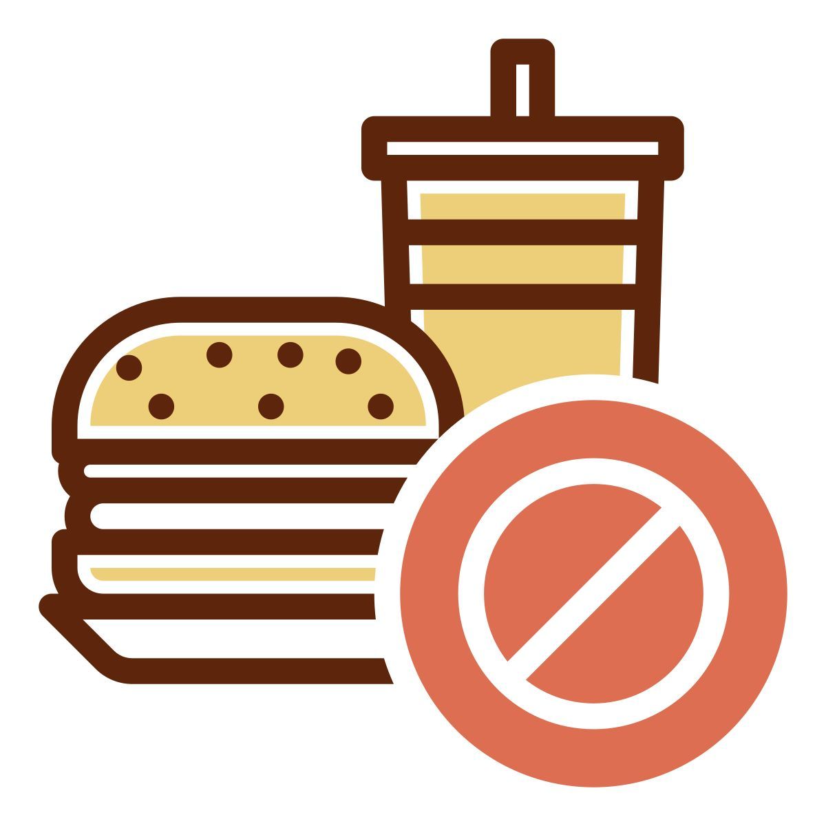 external no junk food health and lifestyle febrian hidayat fill lineal febrian hidayat icon