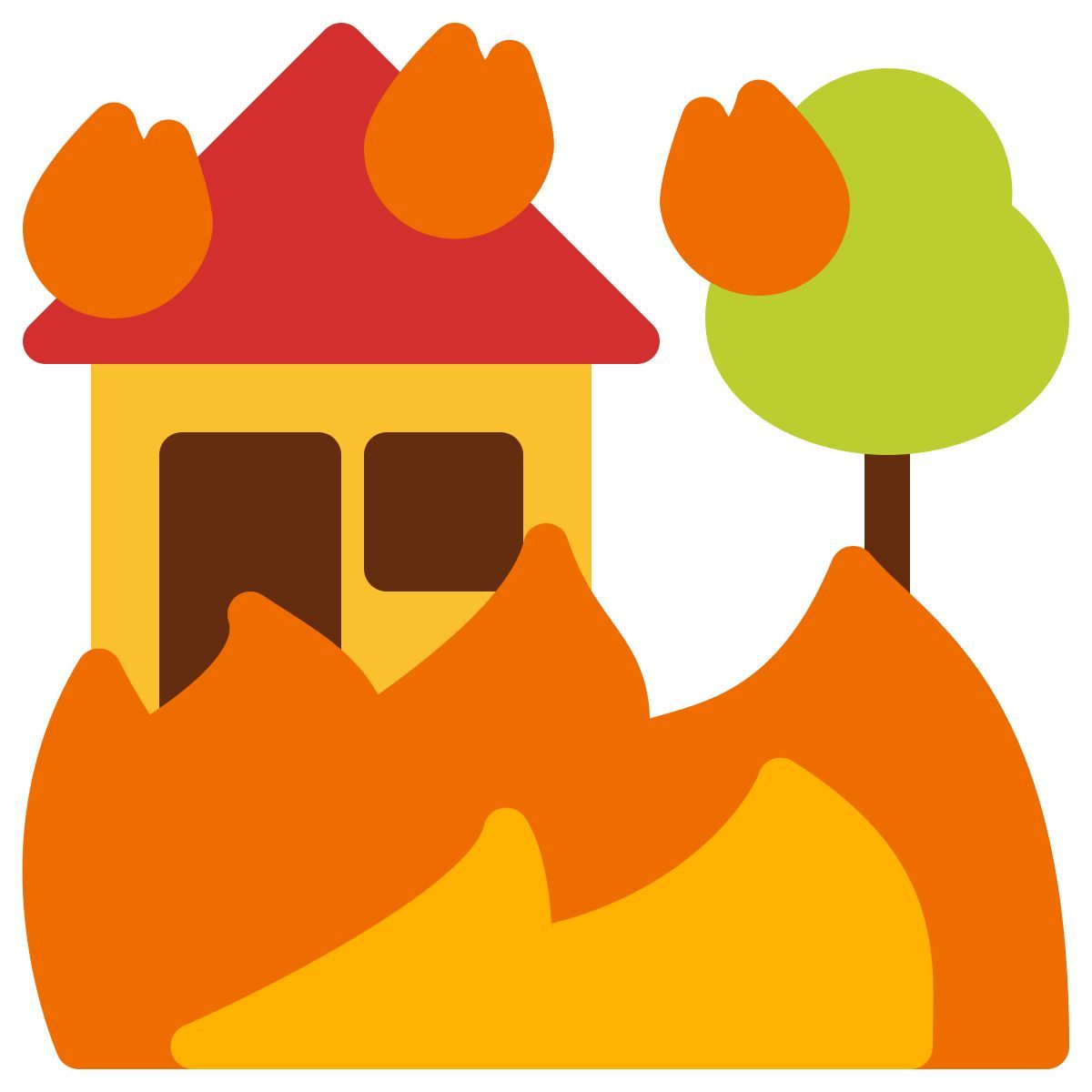 incêndio florestal icon