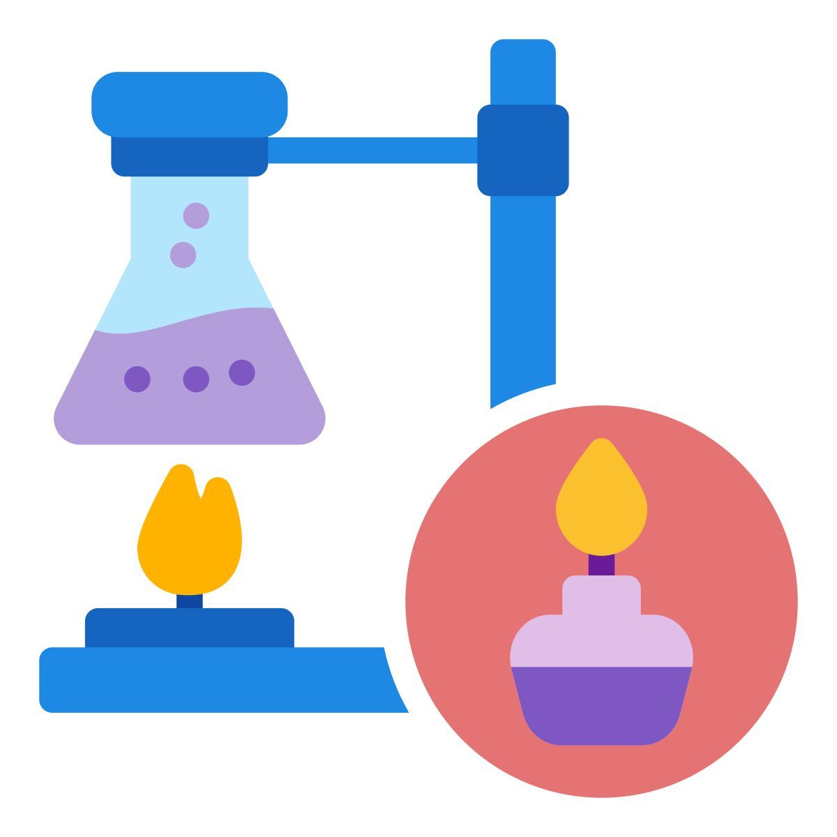 bunsen burner icon