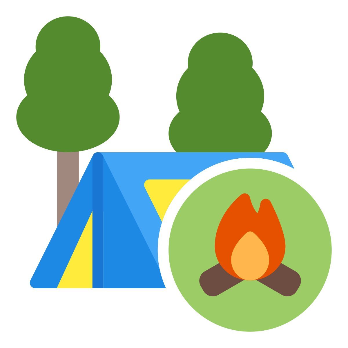 camping tent icon