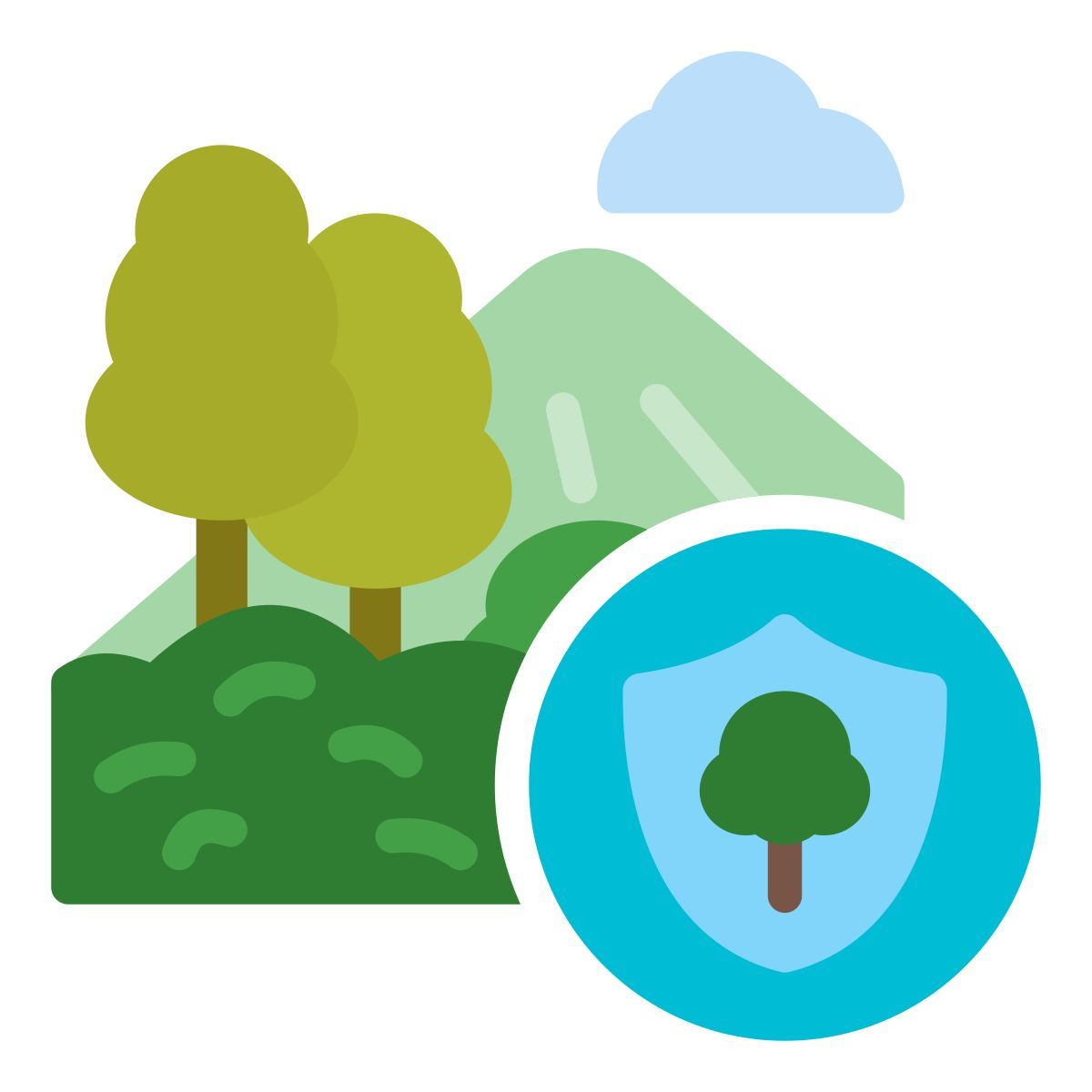 forest conservation icon