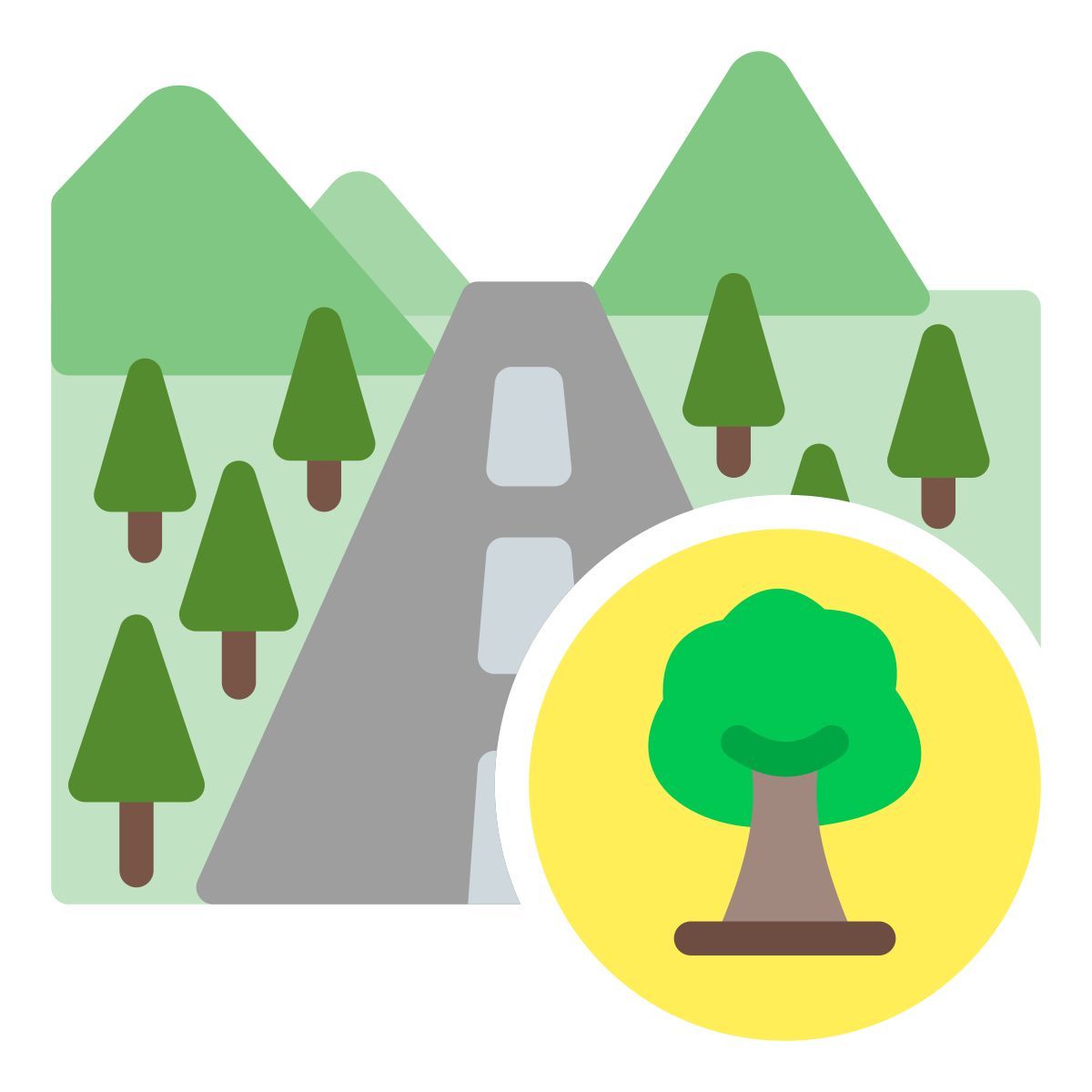 forest pathway icon
