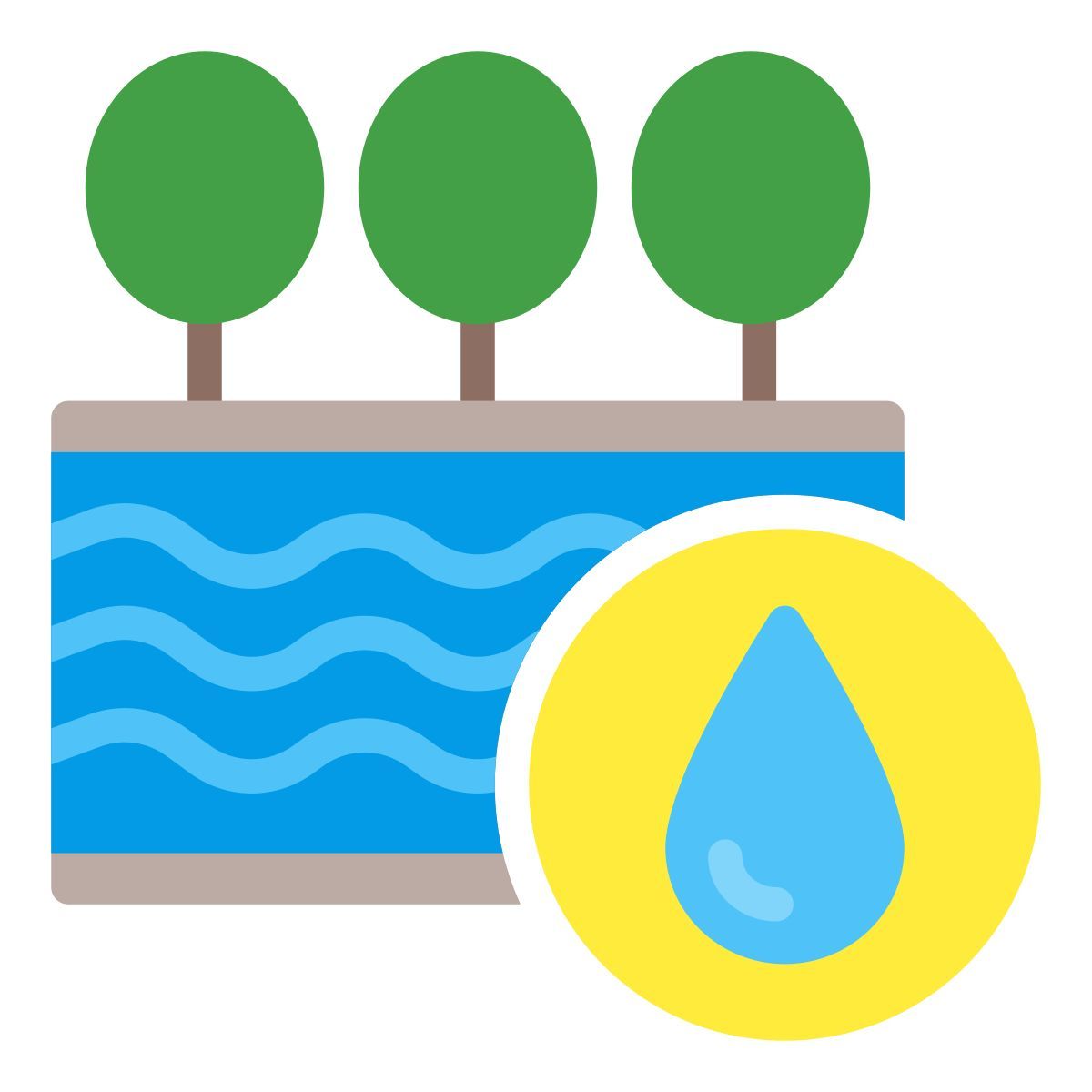 forest stream icon