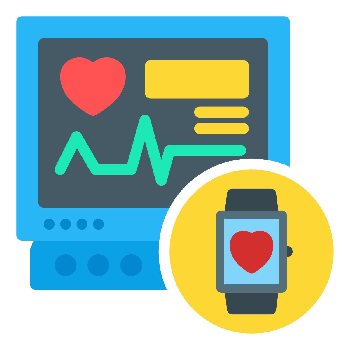 health monitoring icon