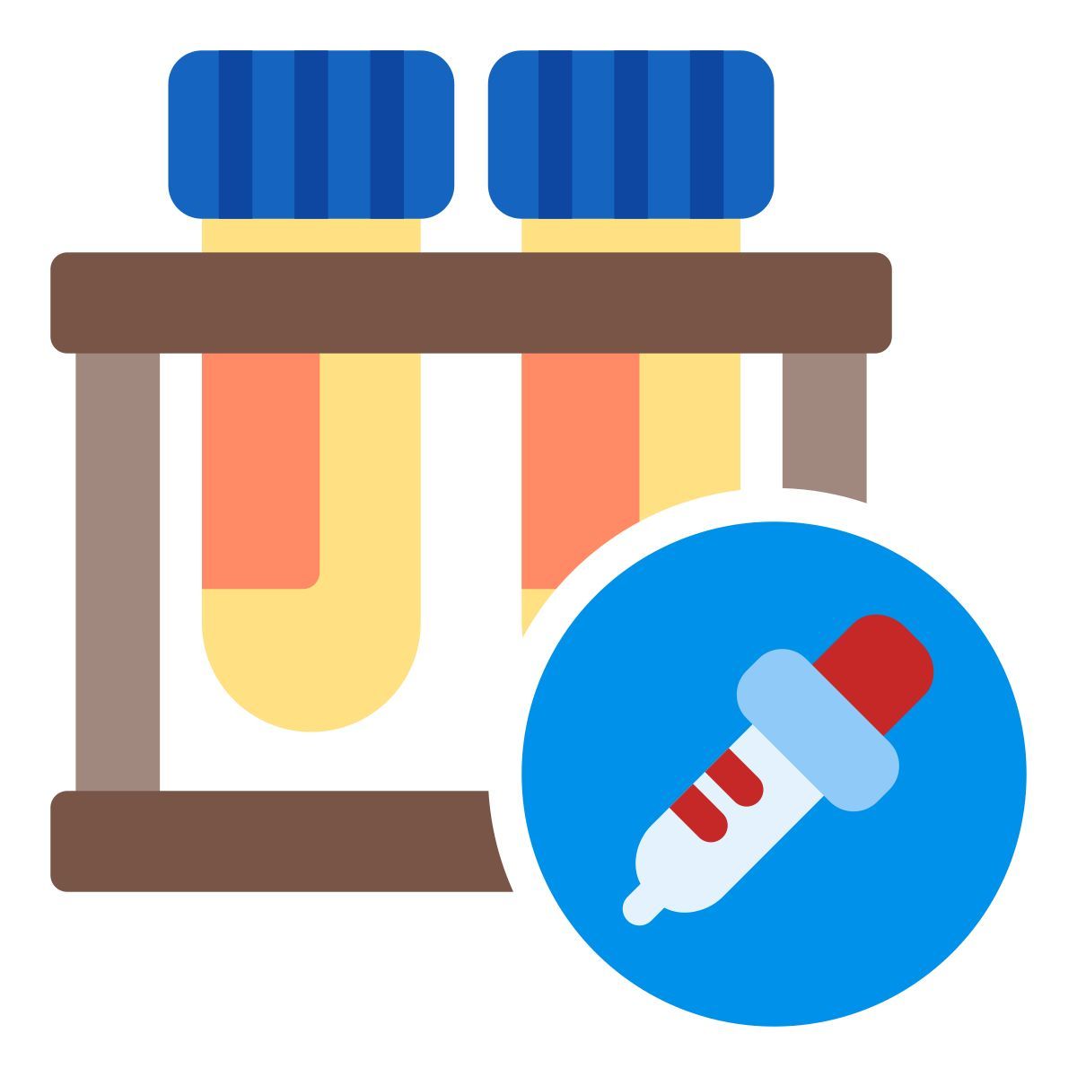 sample tube icon