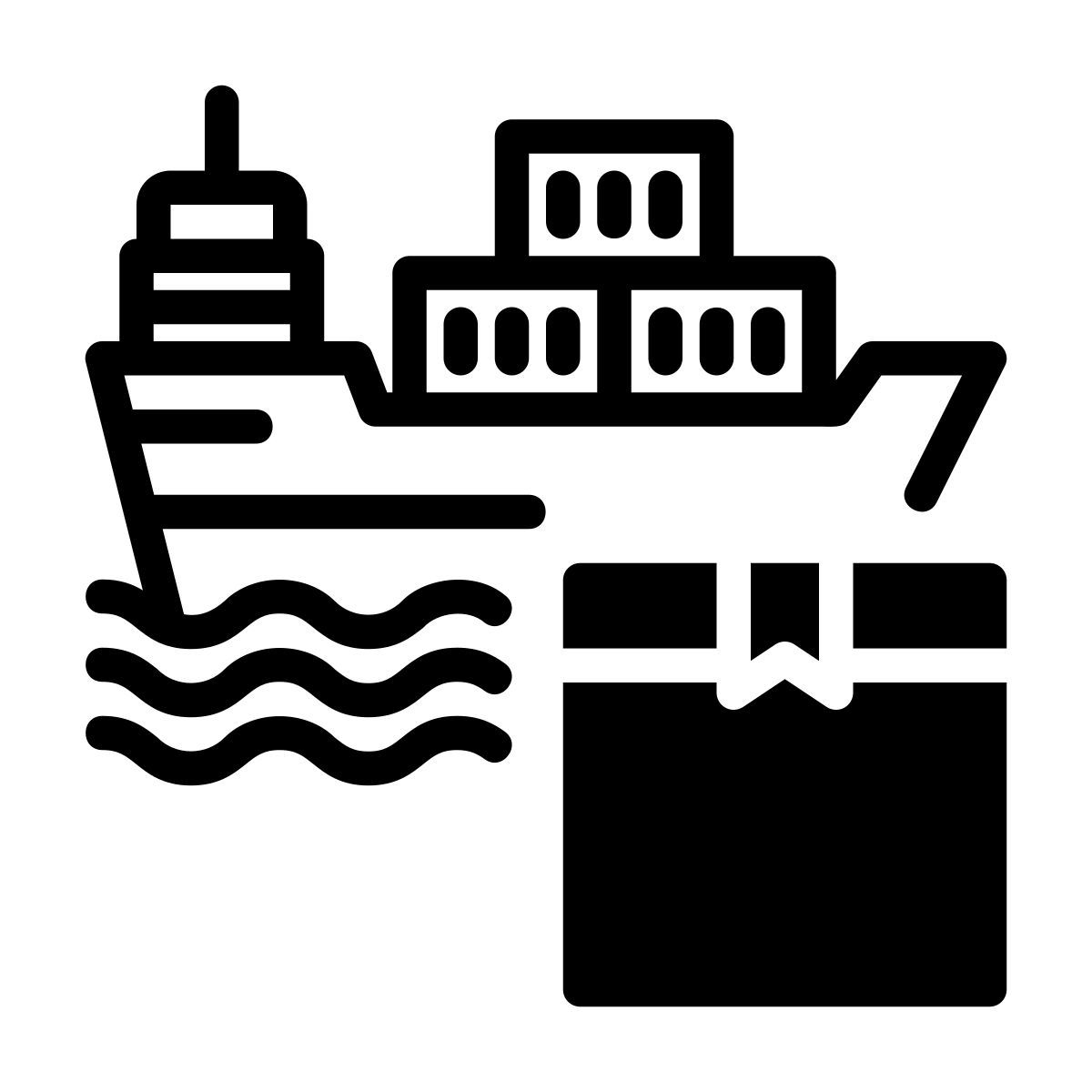 cargo ship icon