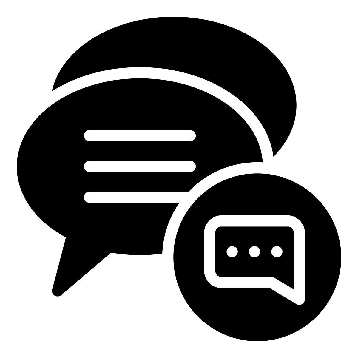 chat bubble icon