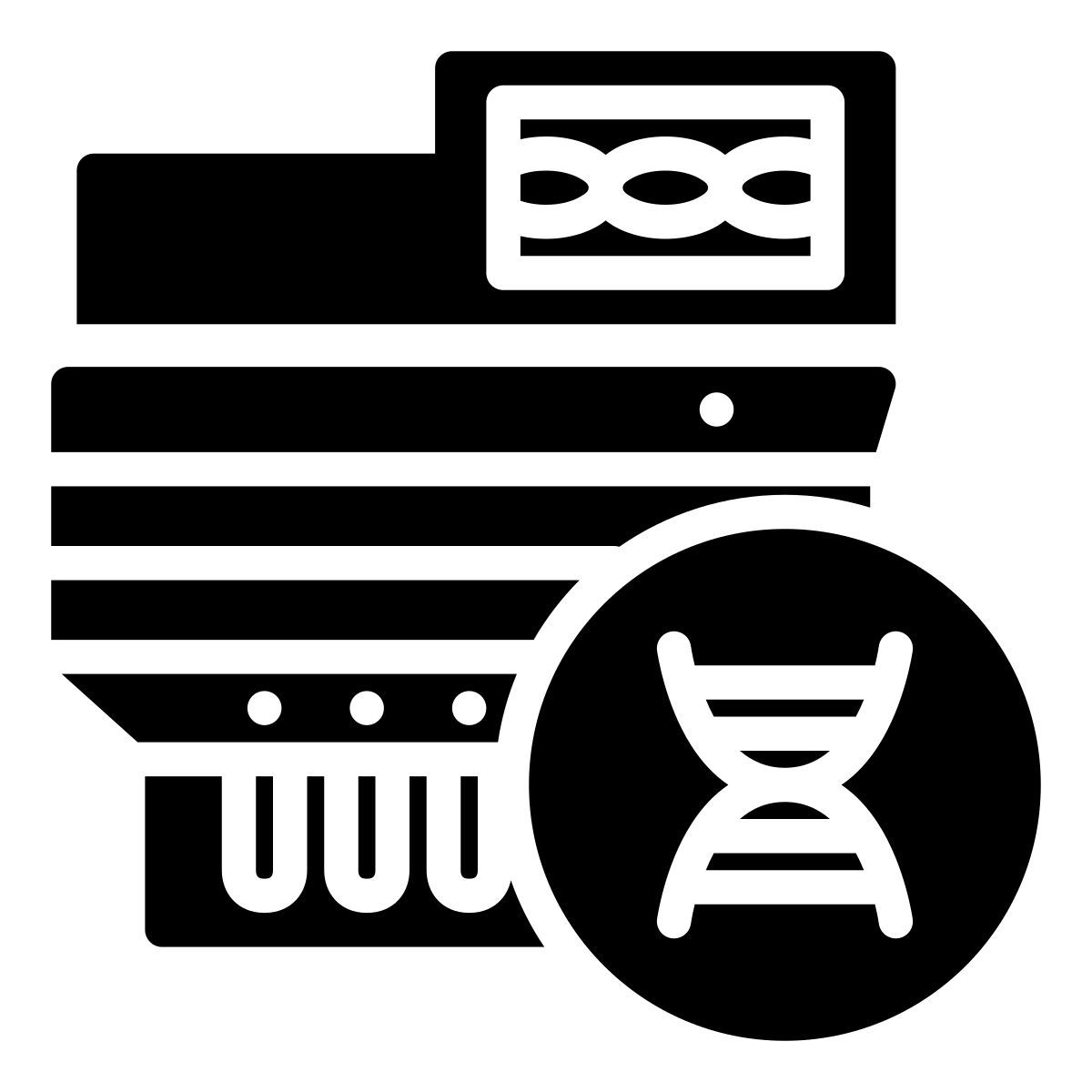 dna machine icon