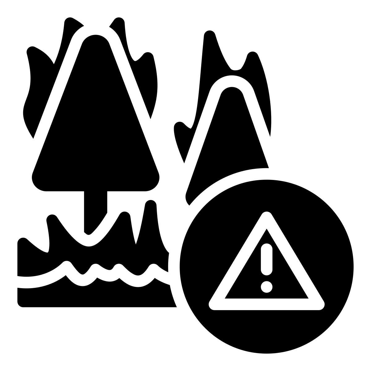 fire warning icon