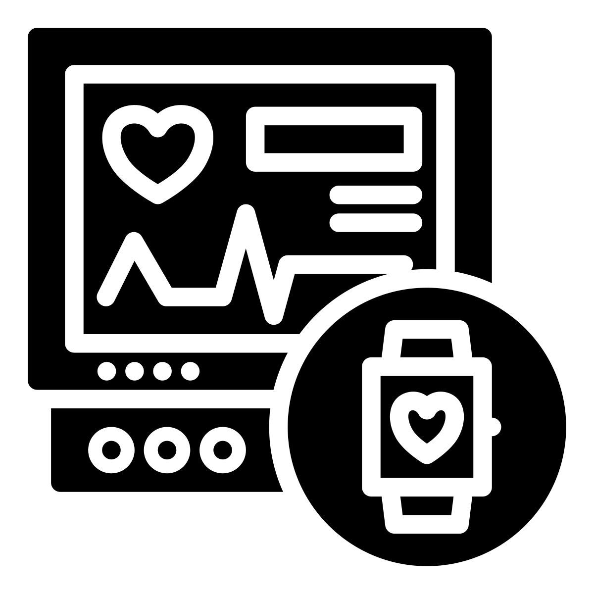 health monitoring icon
