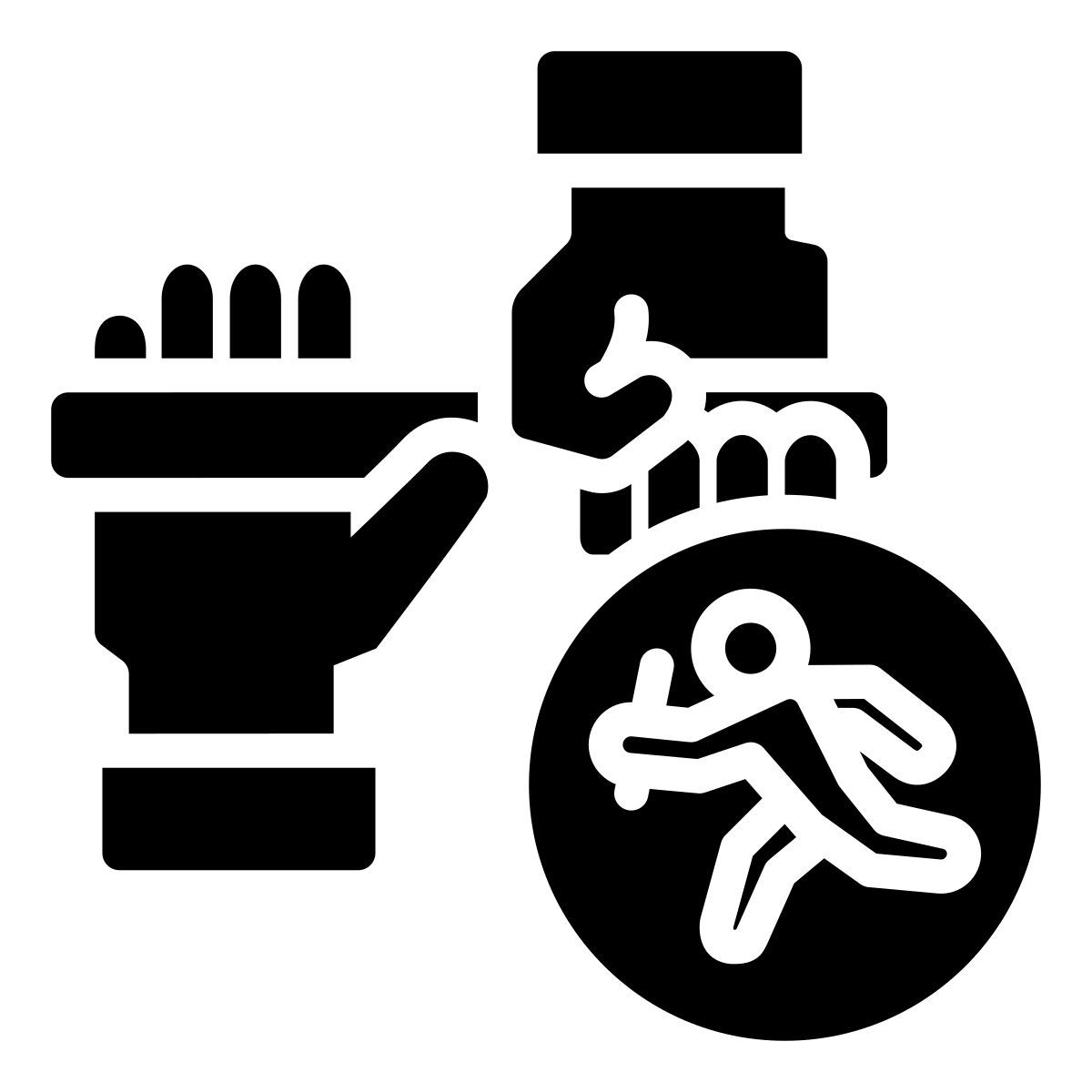 corsa a staffetta icon