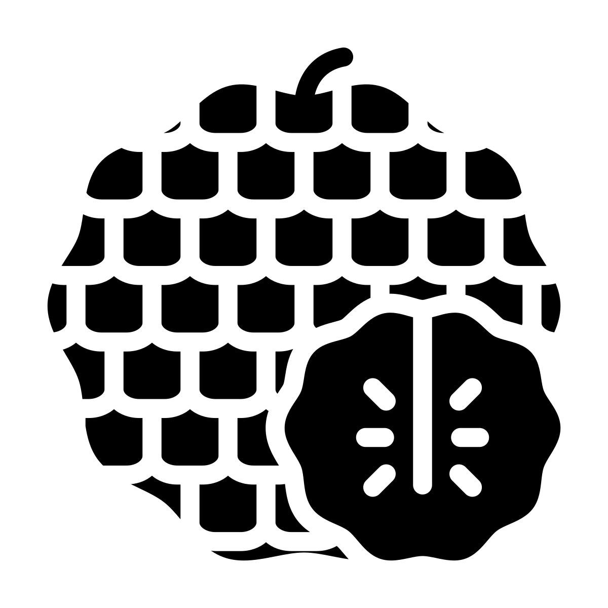 maçã de açúcar icon