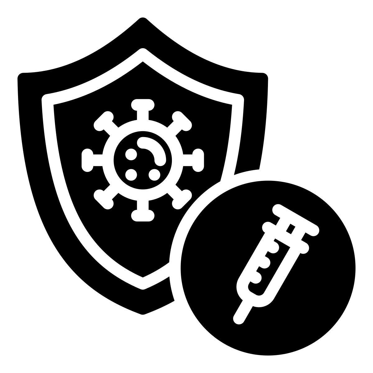 escudo de vacinação icon