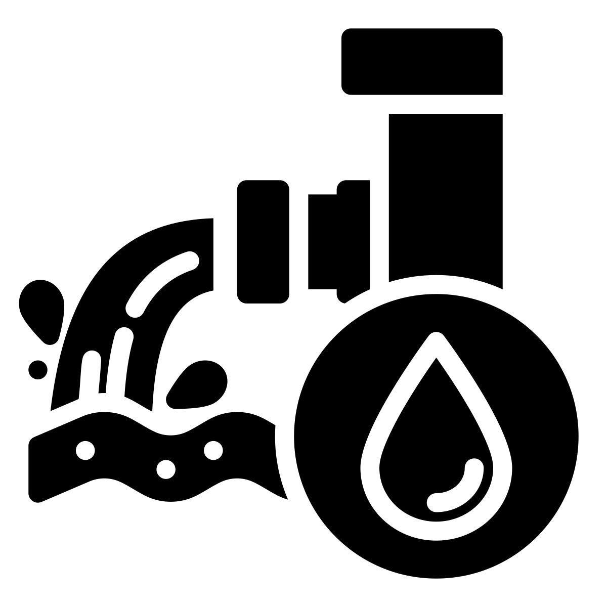 water waste icon