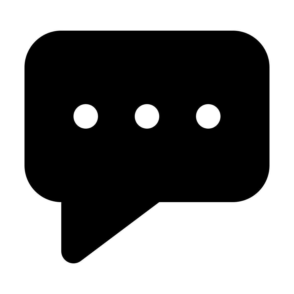 chat bubble icon