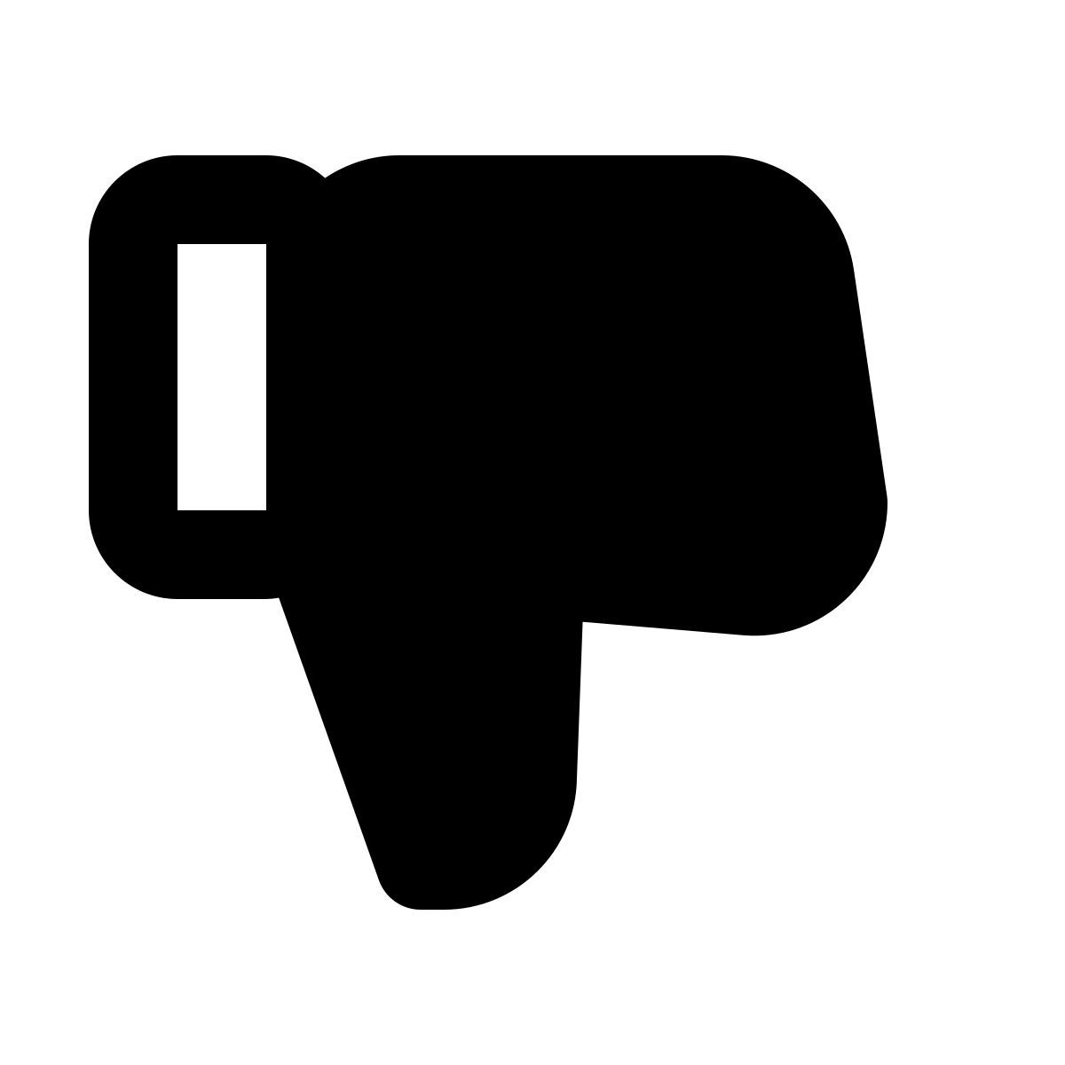 dislike icon