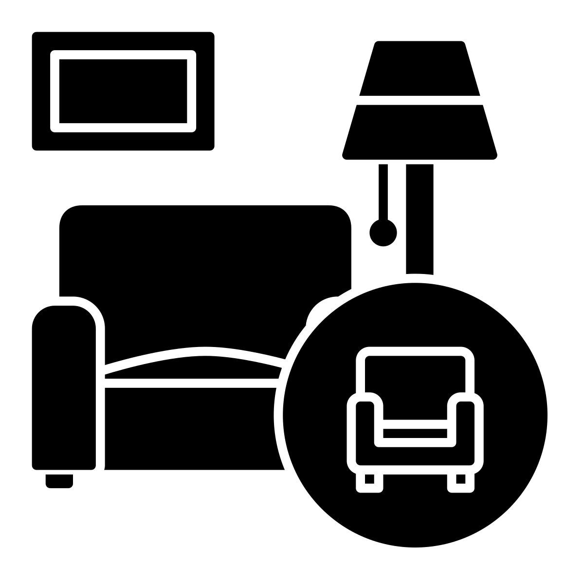 living room icon