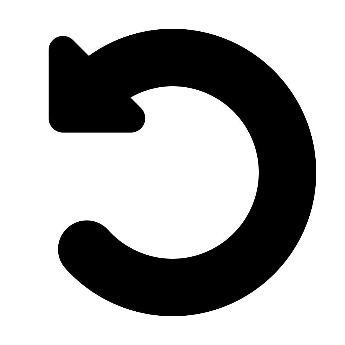 rotate left icon
